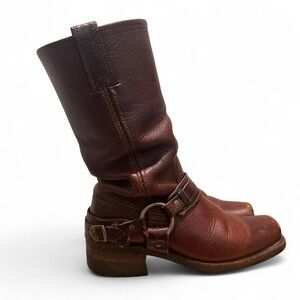Frye Vintage Harness Cavalier Boots WOMENS 7